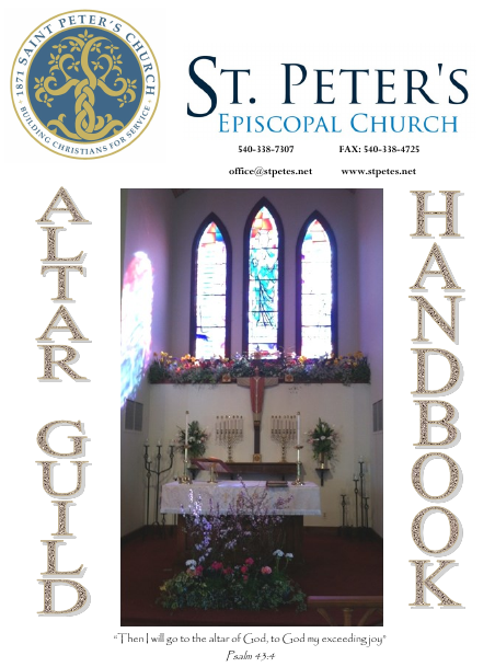 Altar Guild Handbook 2018